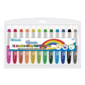 Bazic Assorted Colors Chisel Tip Triangle Dry-Erase Markers (4/Pack)
