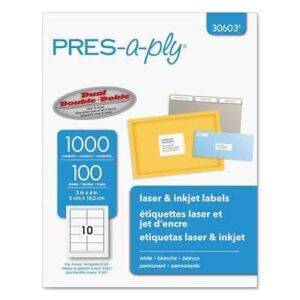 Pres-a-ply Printable Self-Adhesive Labels - Easy Labeling and Organization