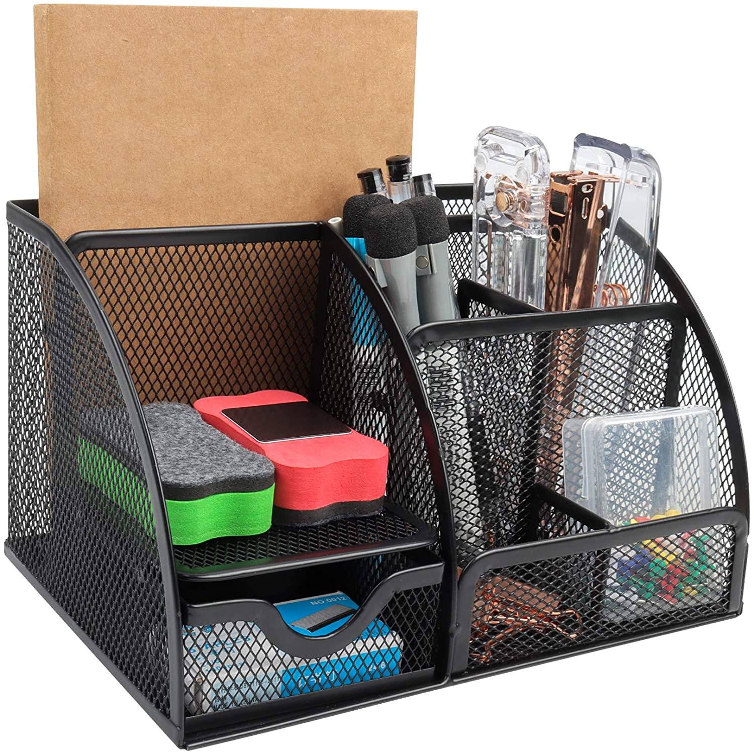 Versatile Mesh Desk Organizer – Keep Your Workspace Neat and Tidy ...